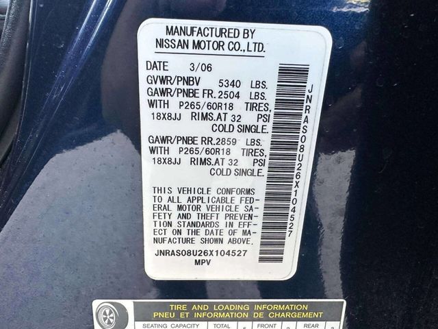 2006 INFINITI FX35 4dr 2WD - 22936474 - 37