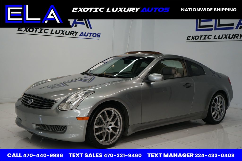 2006 INFINITI G35 Coupe RAYS FORGED WHEELS! NO RIPS IN LEATHER! CLEAN CARFAX HISTORY WOW - 22529409 - 0