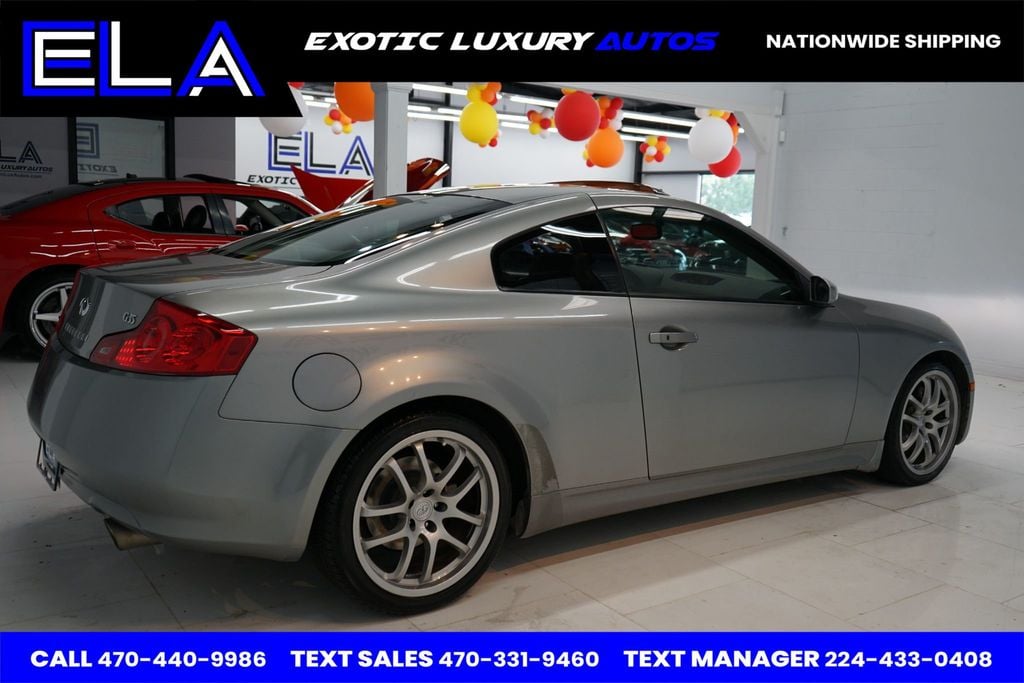 2006 INFINITI G35 Coupe RAYS FORGED WHEELS! NO RIPS IN LEATHER! CLEAN CARFAX HISTORY WOW - 22529409 - 10