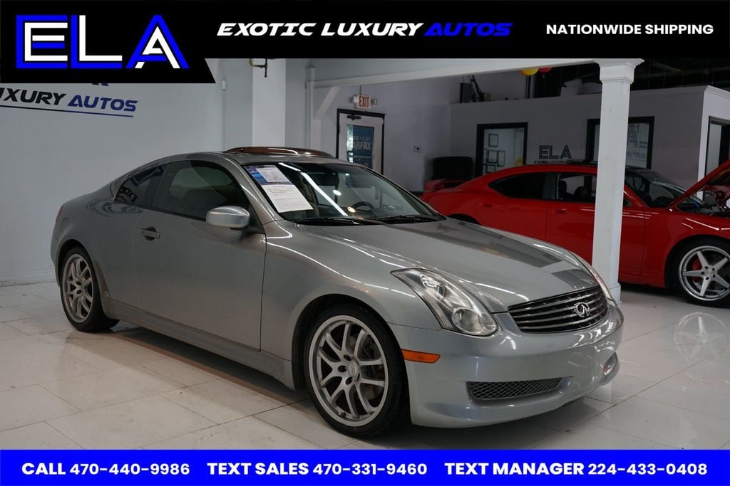 2006 INFINITI G35 Coupe RAYS FORGED WHEELS! NO RIPS IN LEATHER! CLEAN CARFAX HISTORY WOW - 22529409 - 12