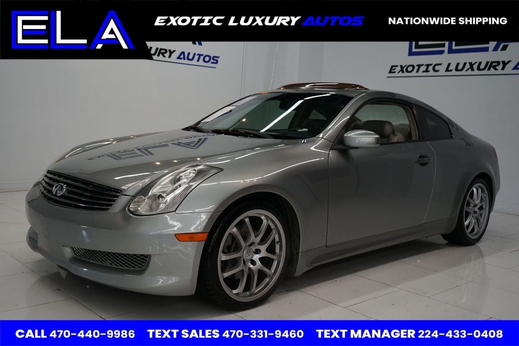 2006 INFINITI G35 Coupe RAYS FORGED WHEELS! NO RIPS IN LEATHER! CLEAN CARFAX HISTORY WOW - 22529409 - 16