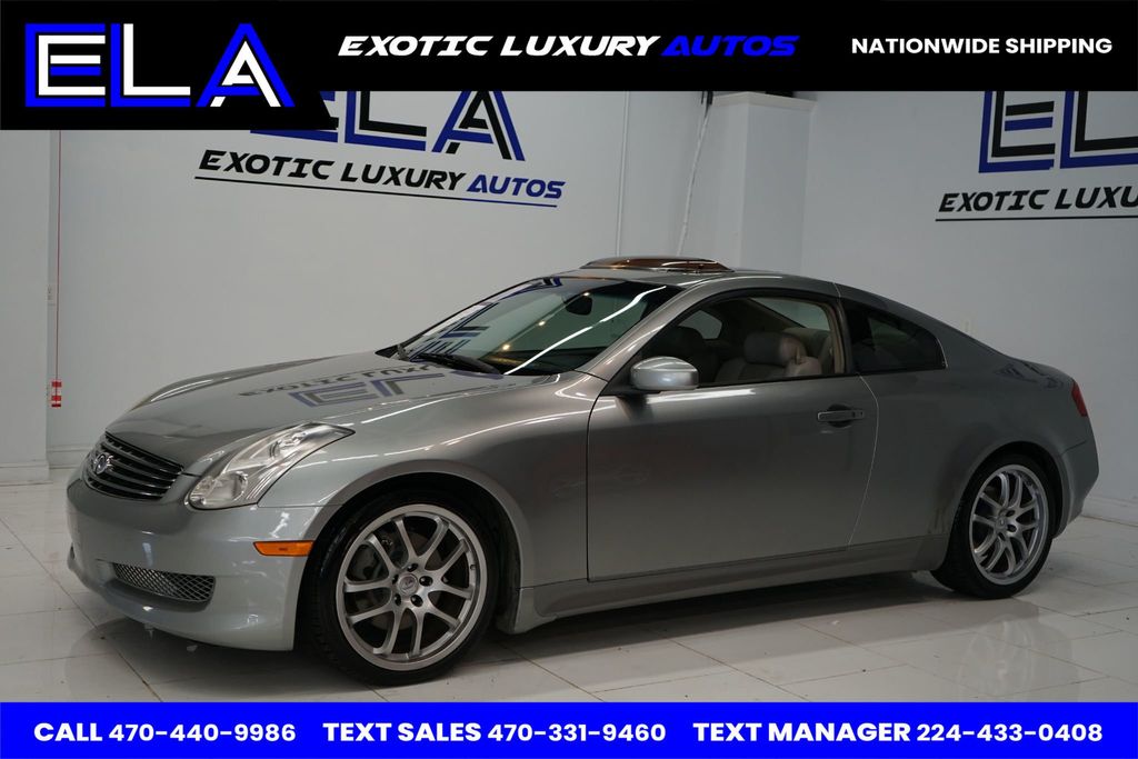 2006 INFINITI G35 Coupe RAYS FORGED WHEELS! NO RIPS IN LEATHER! CLEAN CARFAX HISTORY WOW - 22529409 - 1