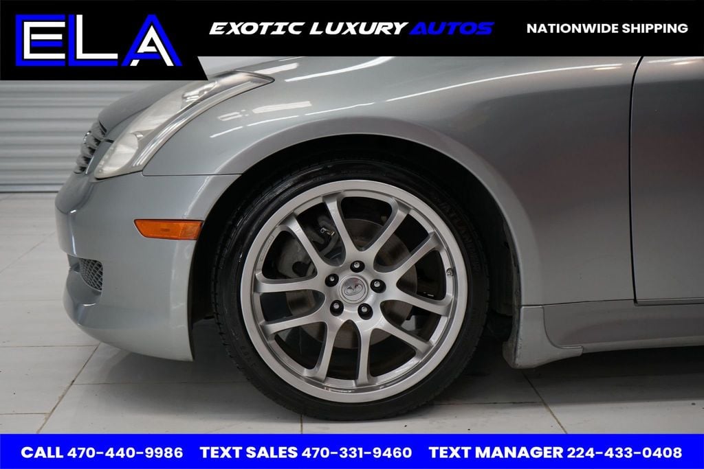 2006 INFINITI G35 Coupe RAYS FORGED WHEELS! NO RIPS IN LEATHER! CLEAN CARFAX HISTORY WOW - 22529409 - 3