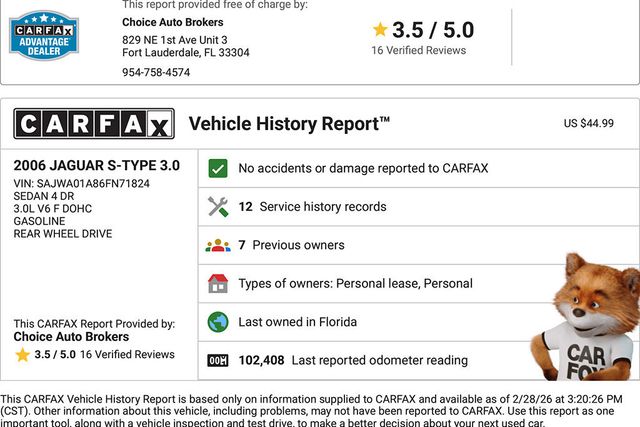 2006 Jaguar S-Type 4dr Sedan 3.0 - 22991968 - 1