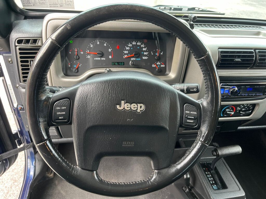 2006 Jeep Wrangler Final Year LJ 2 door Unlimited Hard top 4.0L 4x4 - 23005238 - 43