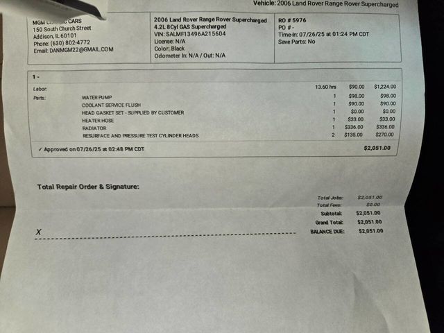 2006 Land Rover Range Rover 4dr Wagon SC - 22918951 - 10