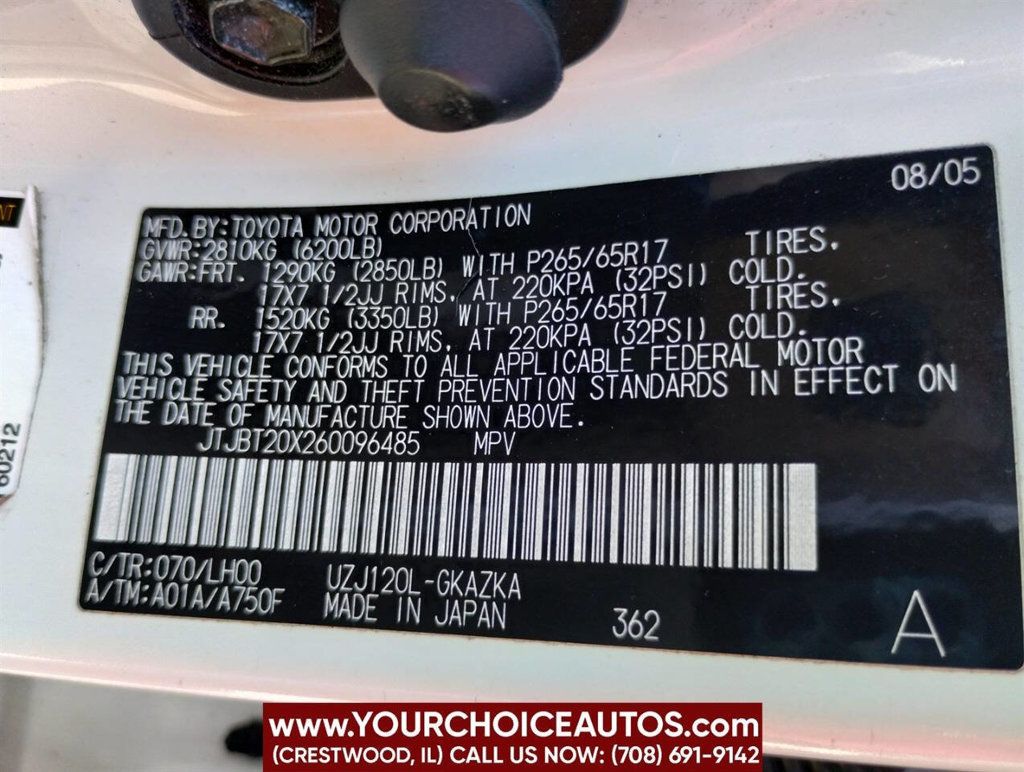 2006 Lexus GX 470 4dr SUV 4WD - 22909851 - 41