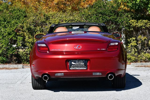 2006 Lexus SC 430 2 Door Convertible W/Navigation and Rear View Camera - 22926705 - 4