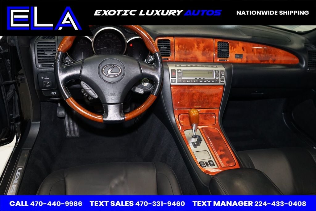 2006 Lexus SC 430 BLACK ON BLACK! HARDTOP CONVERTIBLE! MARK LEVINSON! NAVI! - 22414013 - 22