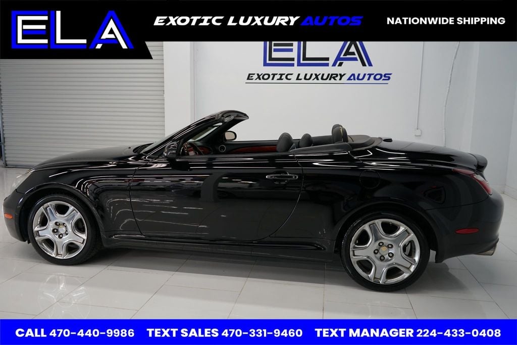 2006 Lexus SC 430 BLACK ON BLACK! HARDTOP CONVERTIBLE! MARK LEVINSON! NAVI! - 22414013 - 5