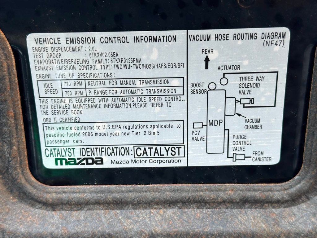 2006 Mazda MX-5 Miata 2dr Convertible Sport Automatic - 22923353 - 31