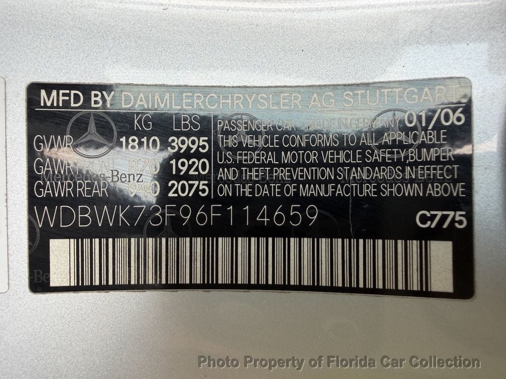 2006 Mercedes-Benz SLK Roadster 5.5L AMG - 23092985 - 77