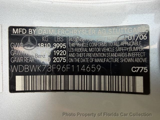 2006 Mercedes-Benz SLK Roadster 5.5L AMG - 23092985 - 77