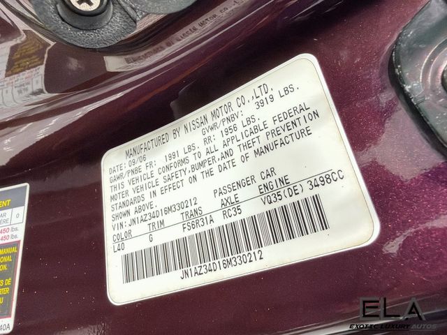 2006 Nissan 350Z 2dr Coupe Grand Touring Manual - 23064192 - 27
