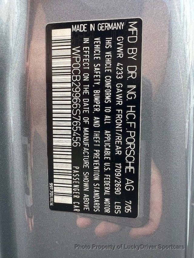 2006 Porsche 911 S Cabriolet photo 39