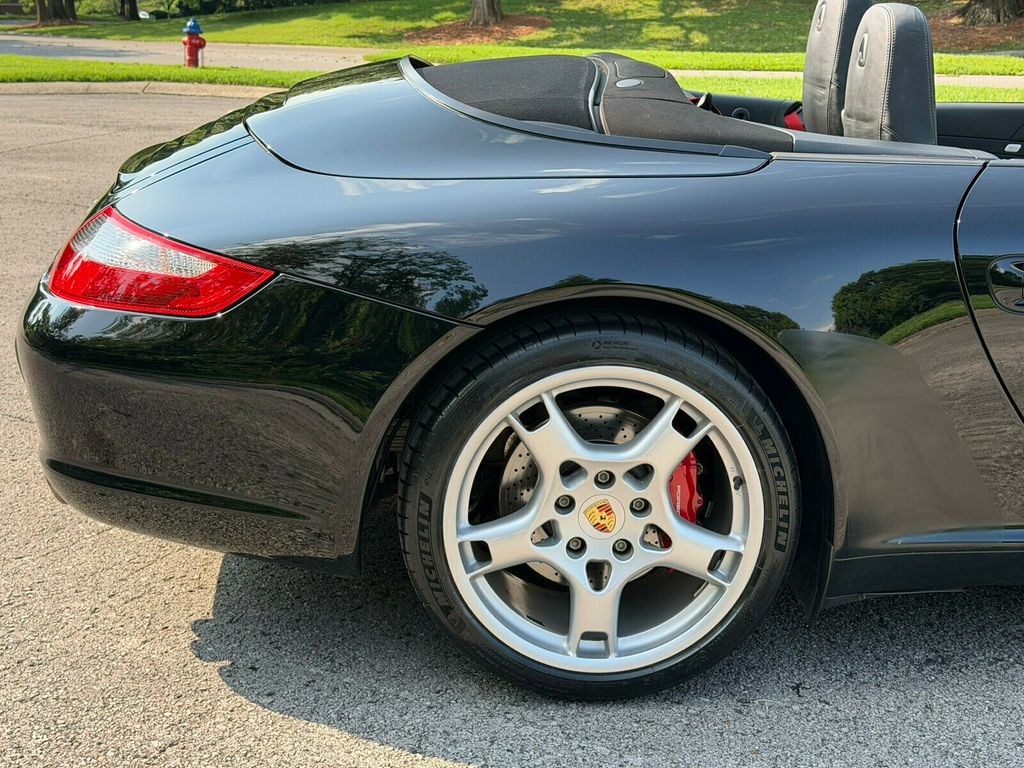 2006 Porsche 911 S/6spd Manual/Sport Chrono Pkg+/Red Belts/Carrera White Dials - 23056234 - 11