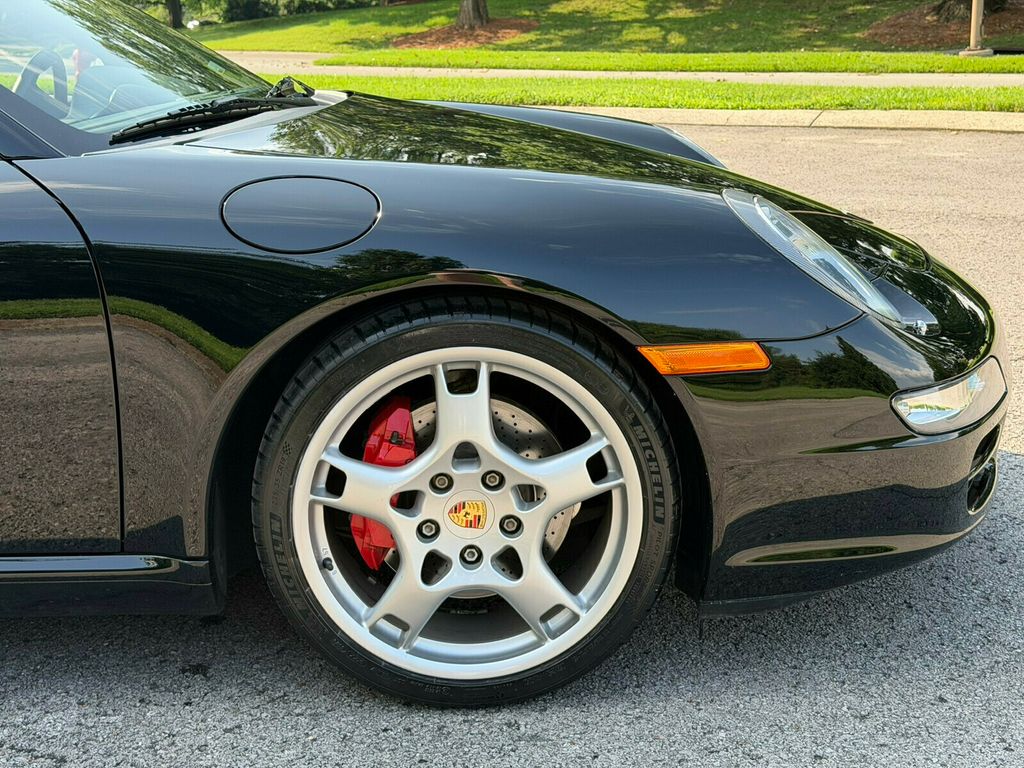 2006 Porsche 911 S/6spd Manual/Sport Chrono Pkg+/Red Belts/Carrera White Dials - 23056234 - 13