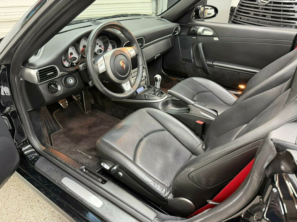 2006 Porsche 911 S/6spd Manual/Sport Chrono Pkg+/Red Belts/Carrera White Dials - 23056234 - 20