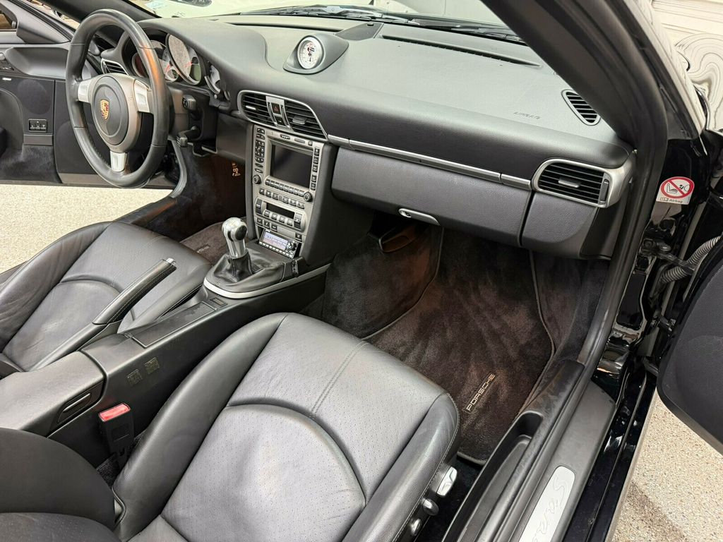 2006 Porsche 911 S/6spd Manual/Sport Chrono Pkg+/Red Belts/Carrera White Dials - 23056234 - 25