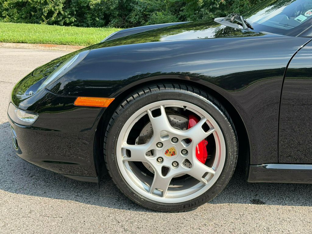 2006 Porsche 911 S/6spd Manual/Sport Chrono Pkg+/Red Belts/Carrera White Dials - 23056234 - 3