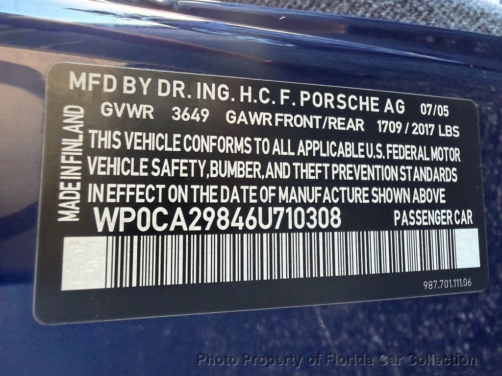 2006 Porsche Boxster Roadster Tiptronic - 23071292 - 81