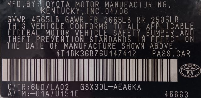 2006 Toyota Avalon 4dr Sedan XLS - 22960421 - 4