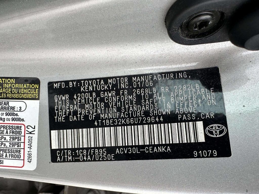 2006 Toyota Camry 4dr Sedan LE Automatic - 23029191 - 30
