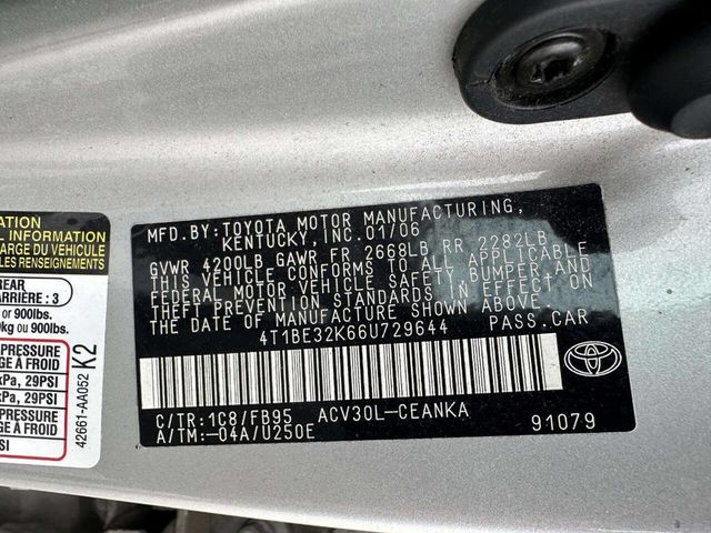 2006 Toyota Camry 4dr Sedan LE Automatic - 23029191 - 30