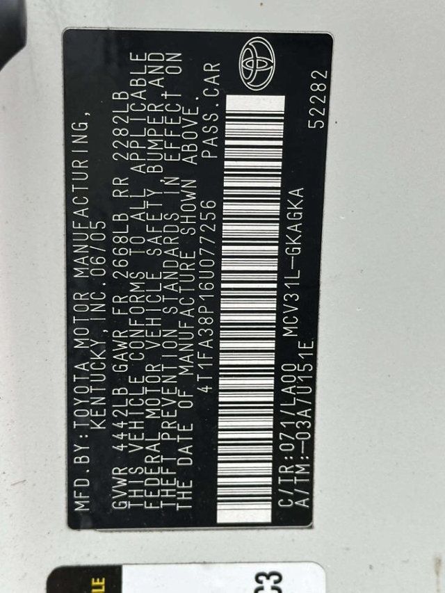 2006 Toyota Camry Solara 2dr Convertible SLE V6 Automatic - 22952395 - 16