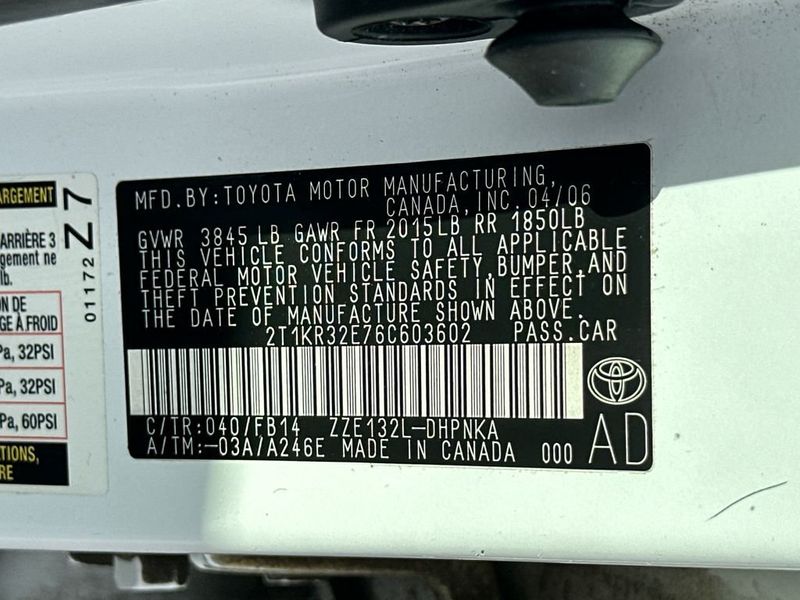 2006 Toyota Matrix Base Trim - 23055193 - 19