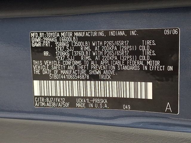 2006 Toyota Tundra DoubleCab V8 SR5 4WD - 22947910 - 26