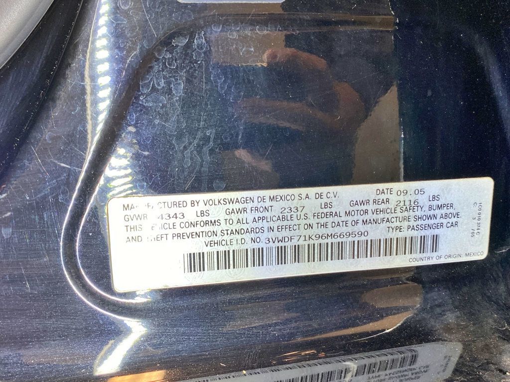 2006 Volkswagen Jetta Sedan 4dr 2.5L Automatic - 23021614 - 59
