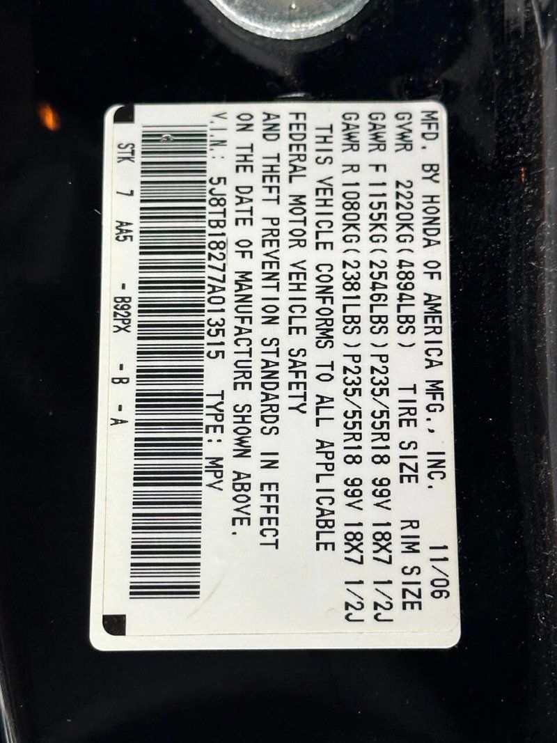 2007 Acura RDX AWD 4dr - 22902267 - 12