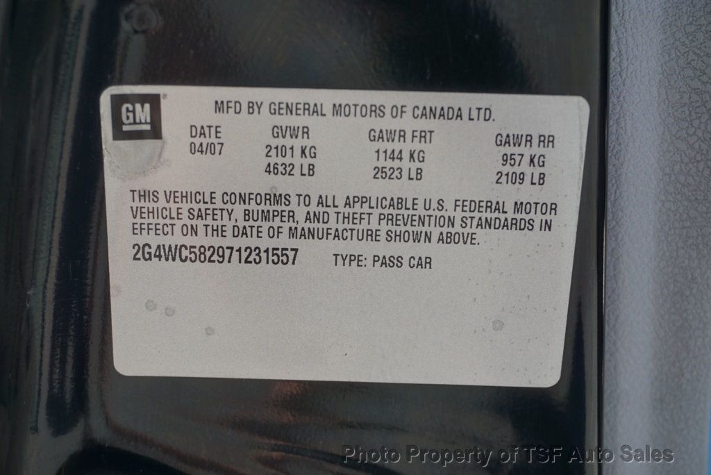 2007 Buick LaCrosse 4dr Sedan CX - 22893530 - 22