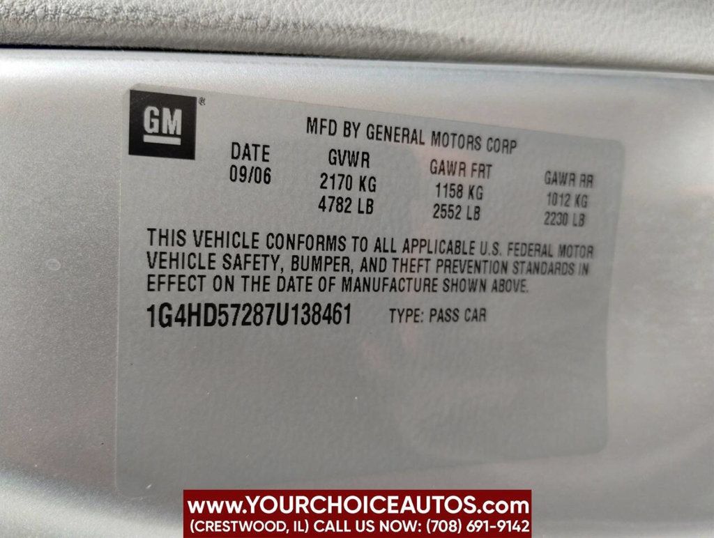 2007 Buick Lucerne 4dr Sedan V6 CXL - 22858431 - 31