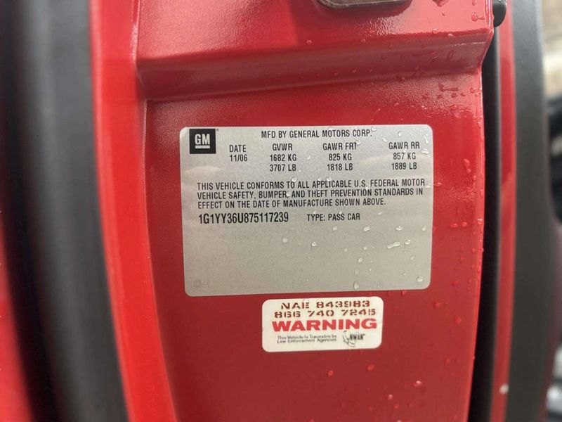 2007 Chevrolet Corvette 2dr Convertible - 22988112 - 44