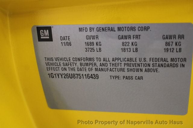 2007 Chevrolet Corvette 2dr Coupe - 23033479 - 47