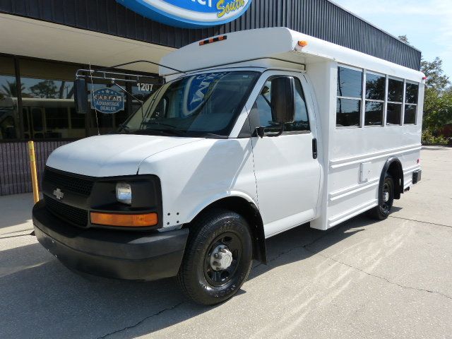 2007 Chevrolet Express Commercial Cutaway 4.8L V8 GAS*3500*SRW*139" WB C6Y*"COLLINS" 15 PASSENGER MINI BUS - 22762913 - 1