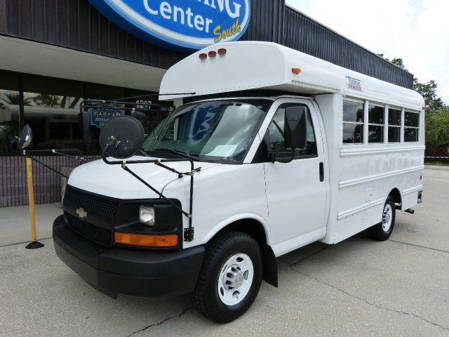 2007 Chevrolet Express Commercial Cutaway 4.8L V8 GAS*3500*SRW*139" WB*"THOMAS BUILT" 15 PASS. MINI BUS  - 22856121 - 1