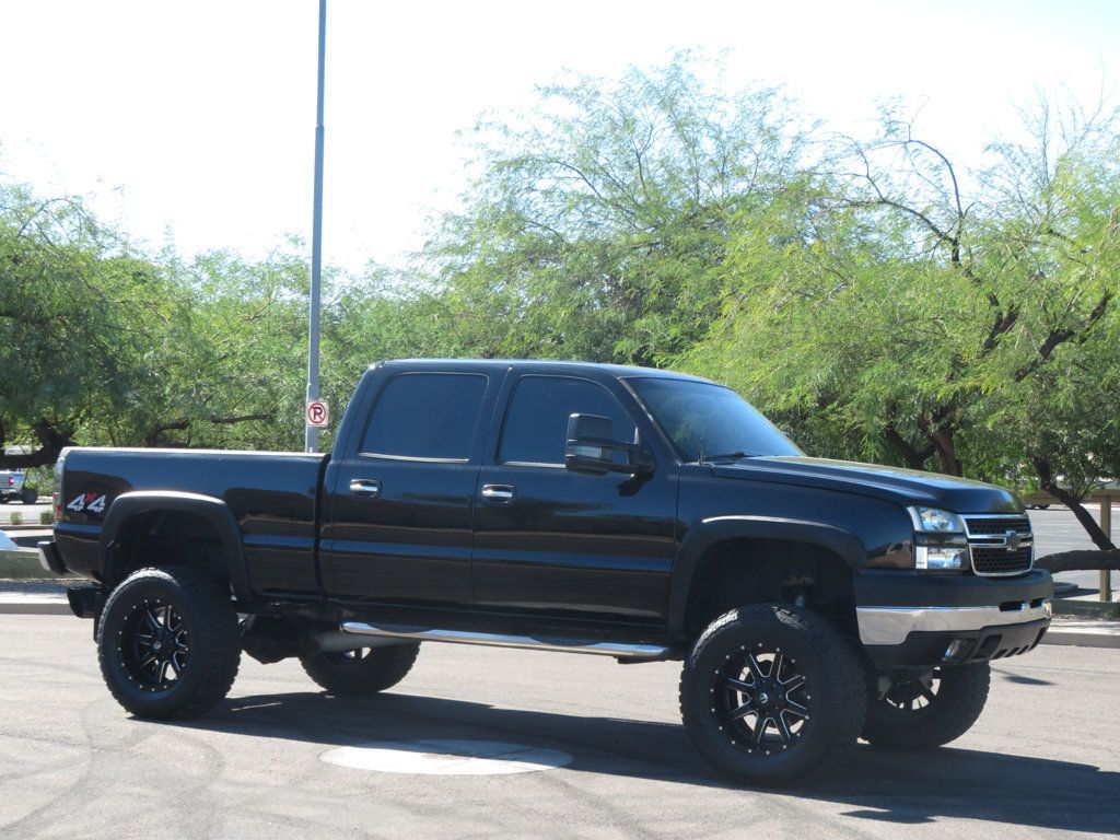 2007 Chevrolet Silverado 2500HD 4X4 CREWCAB LBZ DURAMAX DIESEL LIFTED LT SILVERADO 2500 ALLISON  - 23100482 - 3