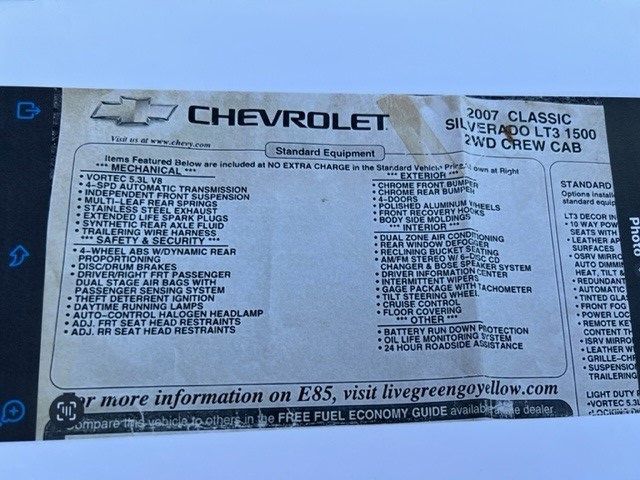 2007 Chevrolet Silverado LT3 1500 1 OWNER, 26000 MILES, LOOKS NEW! - 22290797 - 19