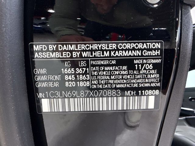 2007 Chrysler Crossfire 2dr Coupe Limited - 23090795 - 23