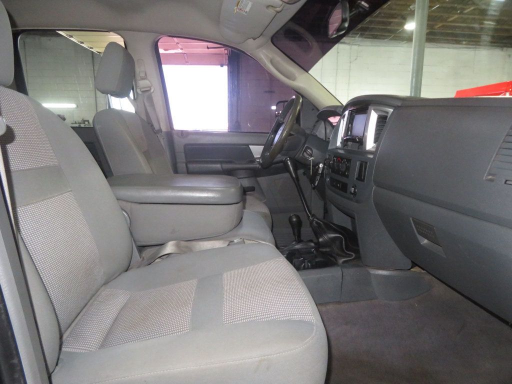 2007 Dodge Ram 2500 LIFTED LOW MILE 6SPEED MANUAL TRANNY G56 CUMMINS DIESEL SLT 4X4  - 23081925 - 35
