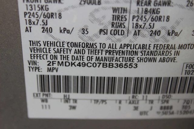 2007 Ford Edge AWD 4dr SEL PLUS - 23012845 - 8