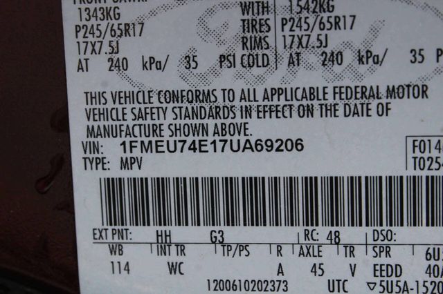 2007 Ford Explorer 4WD 4dr V6 Eddie Bauer - 23015320 - 10