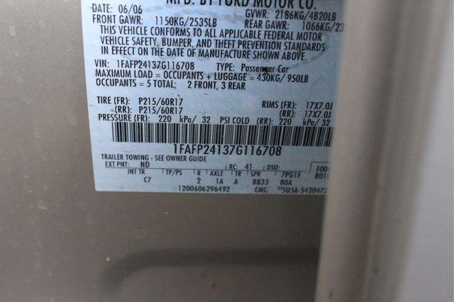 2007 Ford Five Hundred 4dr Sedan SEL FWD - 23004578 - 6