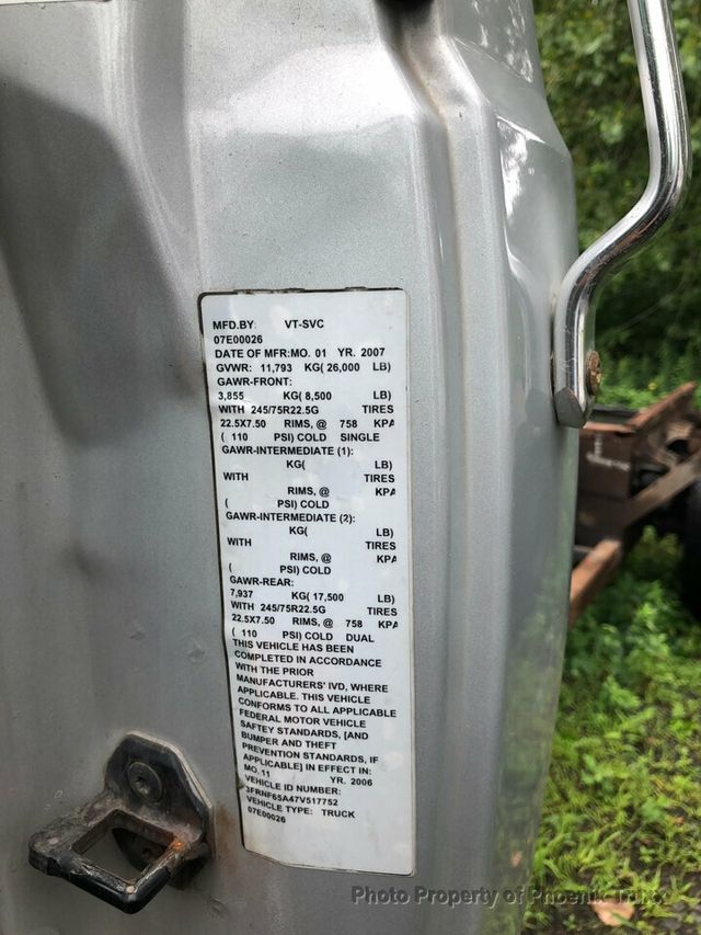 2007 Ford F-650 Super Duty XL 4X2 2dr Regular Cab Long Chassis DRW - 18639780 - 13