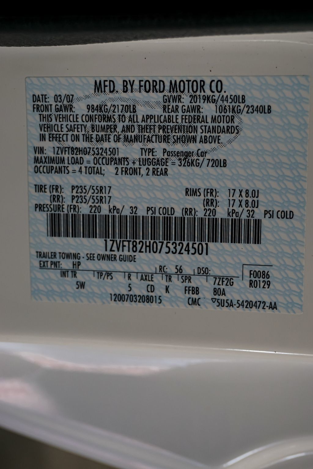 2007 Ford Mustang *Saleen Supercharged* *5-Speed Manual* *West Coast Car* - 22806255 - 17