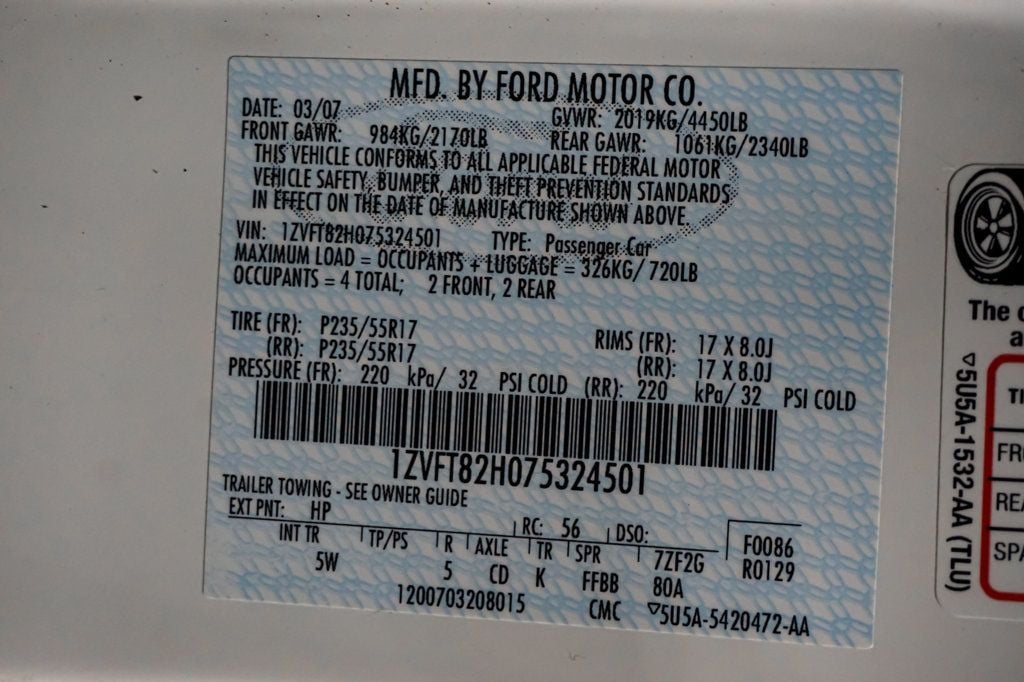 2007 Ford Mustang *Saleen Supercharged* *5-Speed Manual* *West Coast Car* - 22997492 - 16