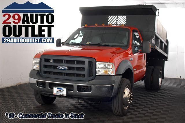 2007 Ford Super Duty F-550 DRW 6.0L DIESEL * 4X4 * 65K MILES * 9' CONTRACTOR DUMP - 13508568 - 0